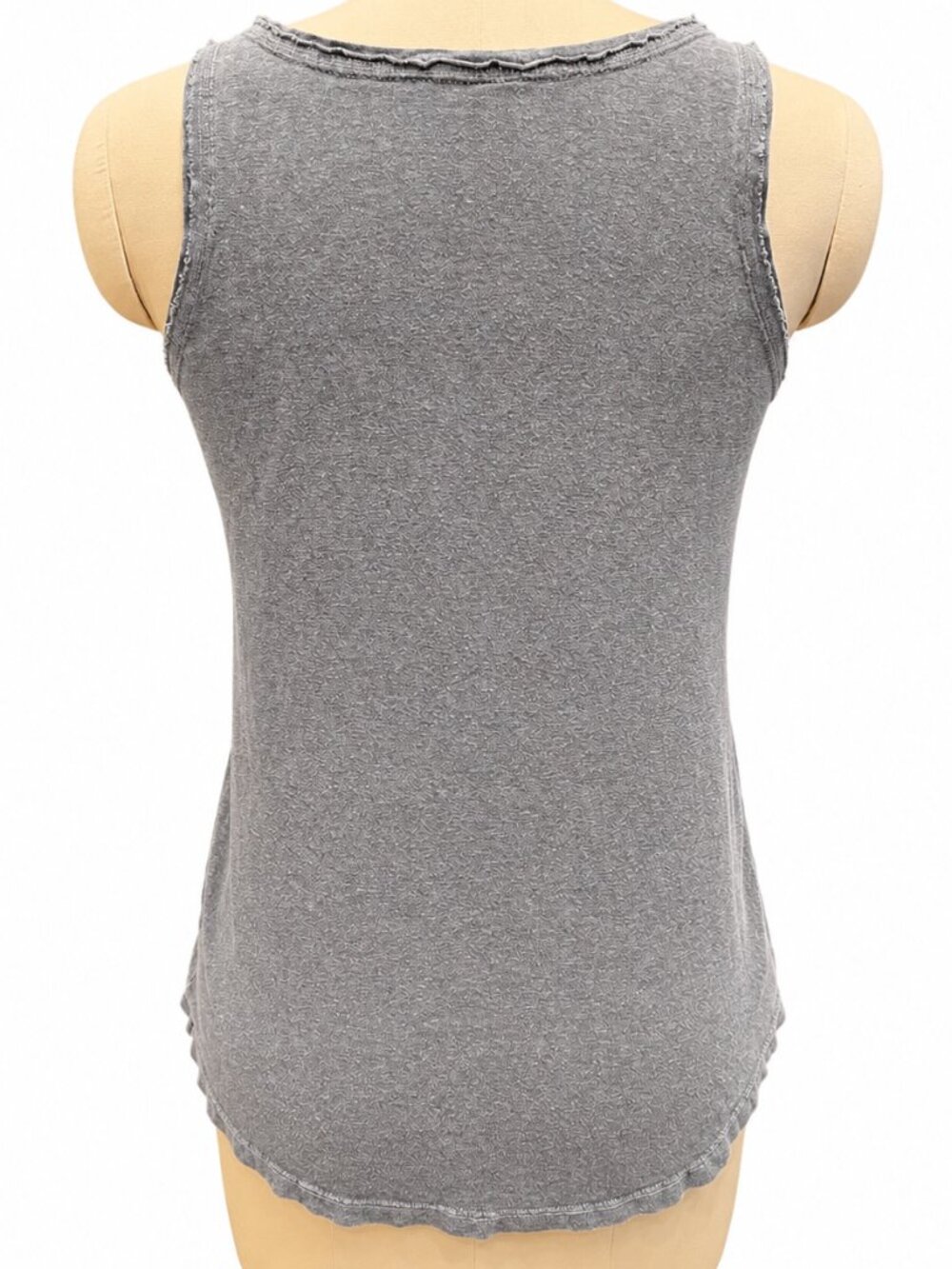 π π Set of 2 π Wrap London V-Neck Slub Tank Tops | Sleeveless | | US Small - Picture 4 of 13